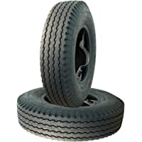 2 neumáticos de remolque 4.80-4.00-8- con manguera- 6 PR- 71 m- carga de 340 kg por neumático- máx. 130 km-h